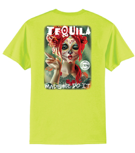 A.TEQUILA UNISEX NEON YELLOW TEE