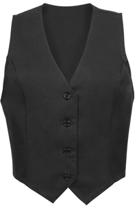 V42 FEMALE FITTED VEST BLACK